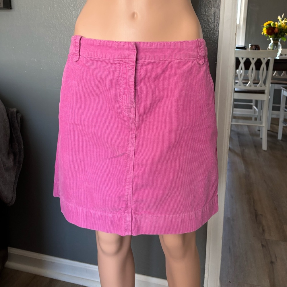 J. Crew Fuchsia Cotton Skirt